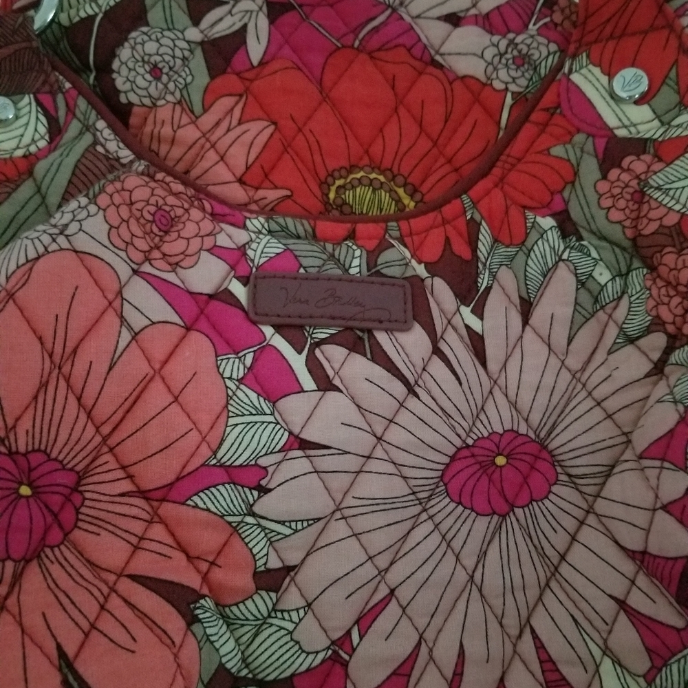 Vera Bradley shoulder satchel handbag - Picture 3 of 7